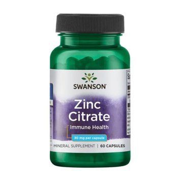 Zinc Citrate 30 mg - 60caps &mdash; оригинальный товар