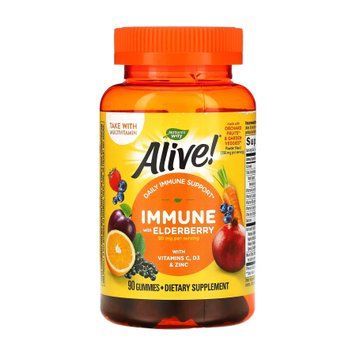 Alive!&reg; Immune Gummy - 90 gummies (Пошкоджена етикетка) &mdash; оригінальний товар