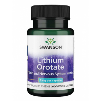 Lithium Orotate 5mg - 60veg caps &mdash; оригінальний товар