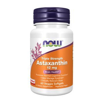 Astaxanthin 12 mg Triple Strength - 60 veg softgels &mdash; оригинальный товар