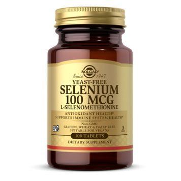 Selenium Yeast-Free 100mcg - 100 tabs &mdash; оригинальный товар