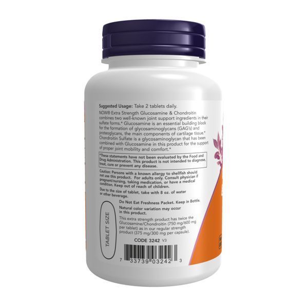 Glucosamine & Chondroitin Extra Strength - 60 tabs &mdash; оригинальный товар