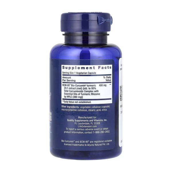 Super Bio-Curcumin&reg; Turmeric Extract 400 mg - 60 vcaps &mdash; оригинальный товар