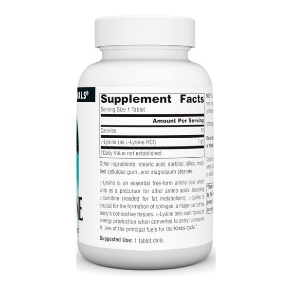 L-Lysine 1000mg - 50 tabs &mdash; оригінальний товар