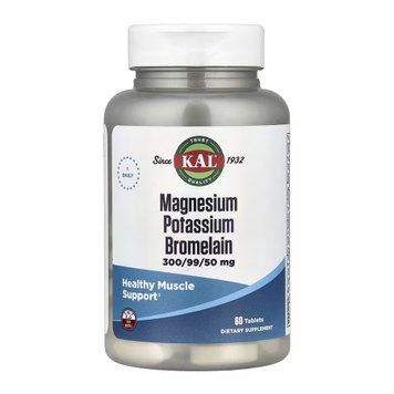Magnesium Potassium Bromelain - 60 tabs &mdash; оригинальный товар