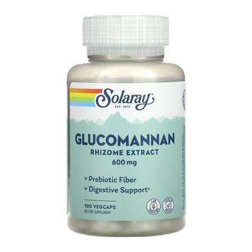 Glucomannan Rhizome Extract 600mg - 100 vcaps &mdash; оригинальный товар