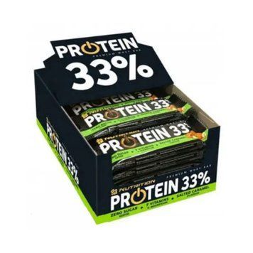 Protein 33% Bar - 25x50g Salted caramel &mdash; оригинальный товар