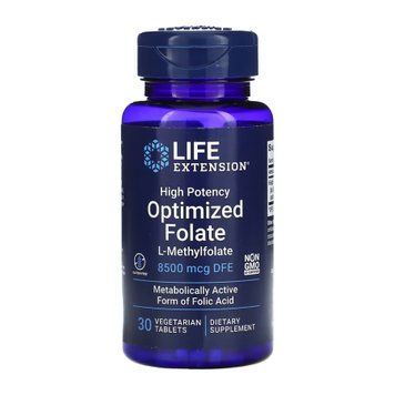 High Potency Optimized Folate 8500 mcg DFE - 30 tabs &mdash; оригинальный товар
