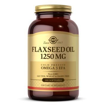 Flaxseed Oil 1250 mg - 100 softgels &mdash; оригинальный товар