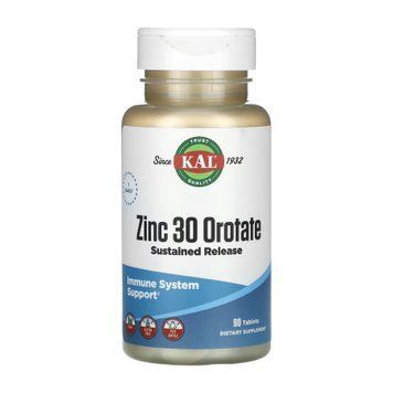 Zinc 30 Orotate Sustained Release - 90 tabs &mdash; оригинальный товар