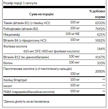Balance B-100 Complex - 300caps &mdash; оригінальний товар
