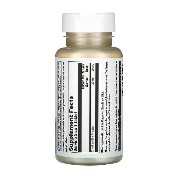 Zinc 30 Orotate Sustained Release - 90 tabs &mdash; оригинальный товар