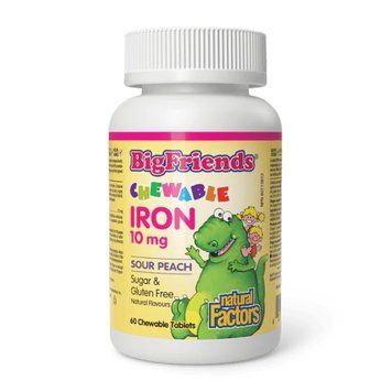 BigFriends Chewable Iron 10 mg - 60 tabs &mdash; оригинальный товар