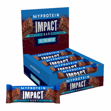 Impact Protein Bar - 12x64g Dark Chocolate Sea Salt &mdash; оригинальный товар