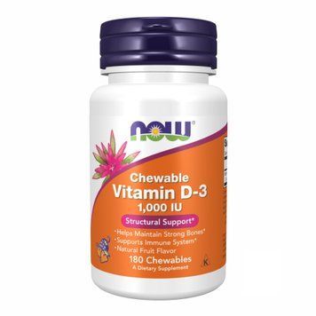 VIT D-3 1000 IU Fruity Chew - 180 loz &mdash; оригинальный товар