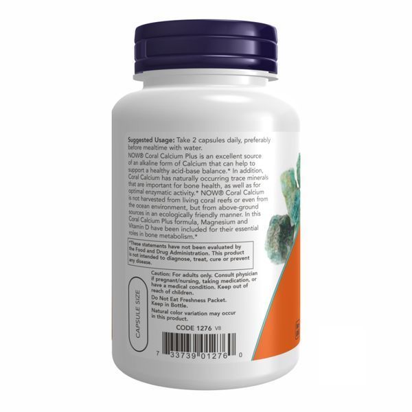 Coral Calcium Plus Mag, D - 100 vcaps &mdash; оригінальний товар