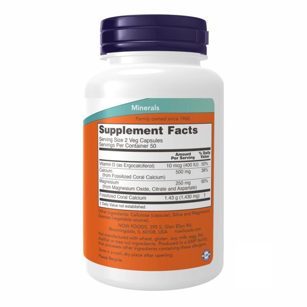 Coral Calcium Plus Mag, D - 100 vcaps &mdash; оригінальний товар