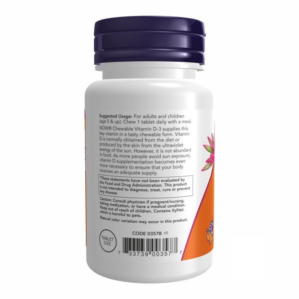 VIT D-3 1000 IU Fruity Chew - 180 loz &mdash; оригинальный товар