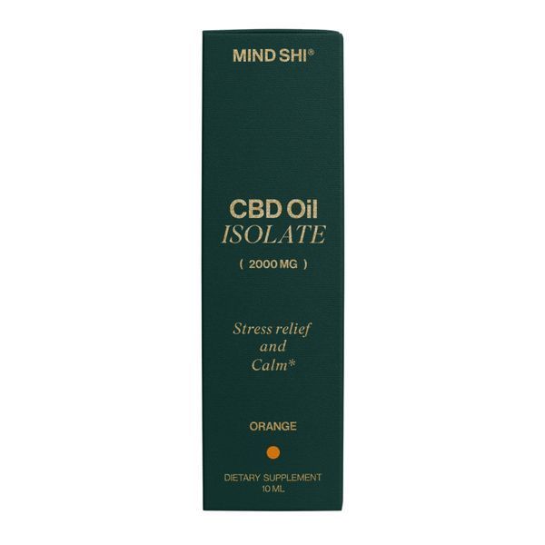 CBD Oil Isolate 2000 mg Orange - 10 ml &mdash; оригінальний товар