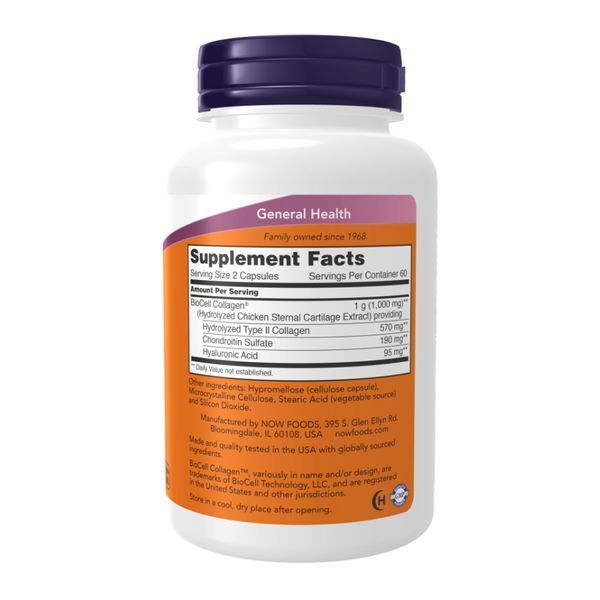 BioCell Collagen&reg; Hydrolyzed Type II - 120 vcaps &mdash; оригинальный товар