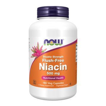 Niacin Flush-Free Double Strength 500 mg - 180 vcaps &mdash; оригинальный товар