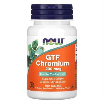 GTF Chromium 200mcg - 100 tabs &mdash; оригинальный товар