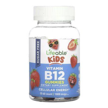Vitamin B12 Kids Sugar Free - 60 gummies &mdash; оригинальный товар