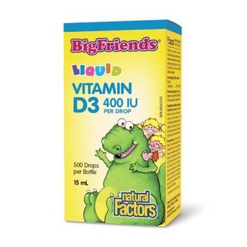 BigFriends Liquid Vitamin D3 400 IU - 15ml &mdash; оригинальный товар