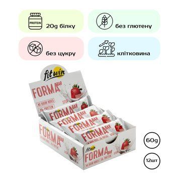 Forma Bar - 12x60g Strawberry yogurt &mdash; оригинальный товар