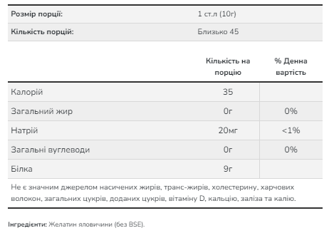 Beef Gelatin Powder - 1814g &mdash; оригинальный товар
