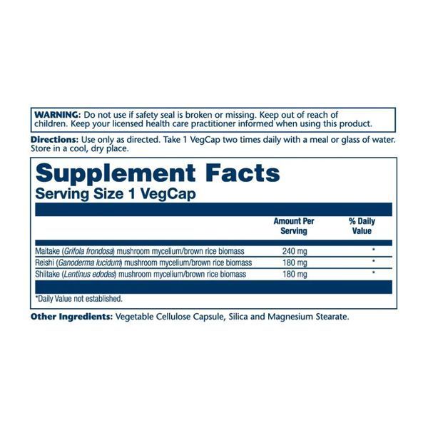 Mushroom Immune Complex 600mg - 100 vcaps &mdash; оригинальный товар