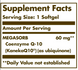 Megasorb CoQ-10 60mg - 120 softgels &mdash; фотографии товара с разных ракурсов